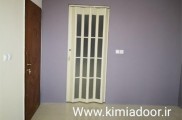 درب اکاردئونی چوبی تاشو pvc 
